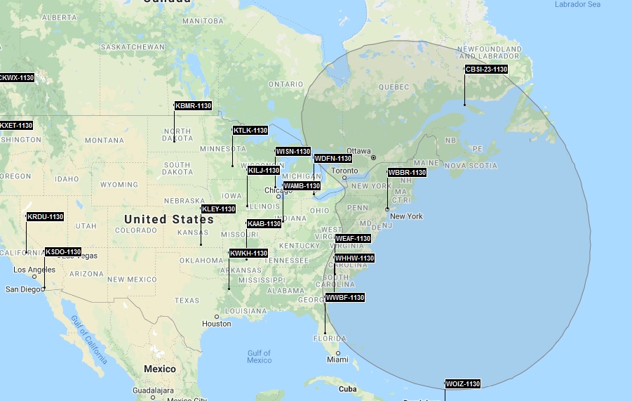 Stations and Coverage Map - Ampers