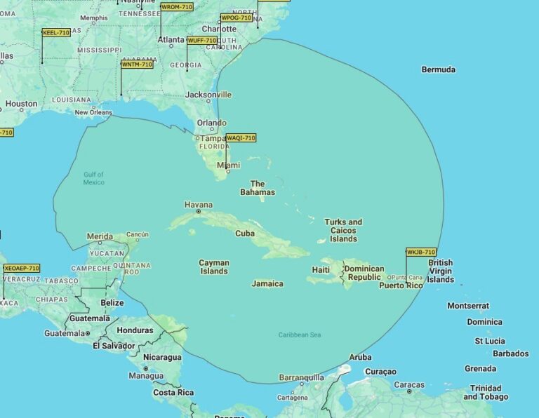 Wave Coverage North American MW Coverage Maps – Medium Wave Circle